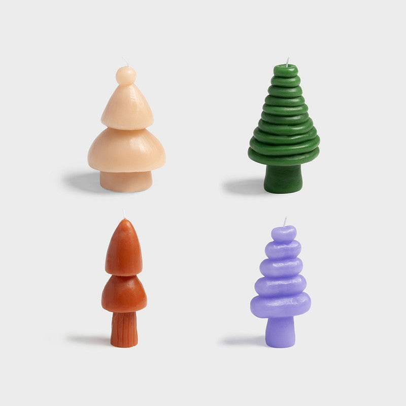4 bougies sapin