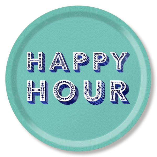 Grand plateau rond Happy Hour