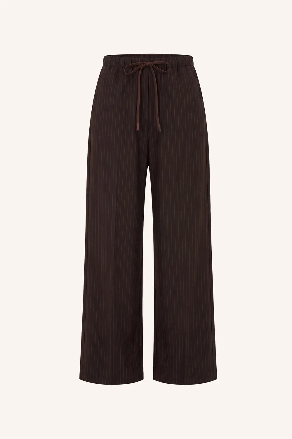 Pantalon Pelle pinstripe marron - By bar | Emile et Suzanne