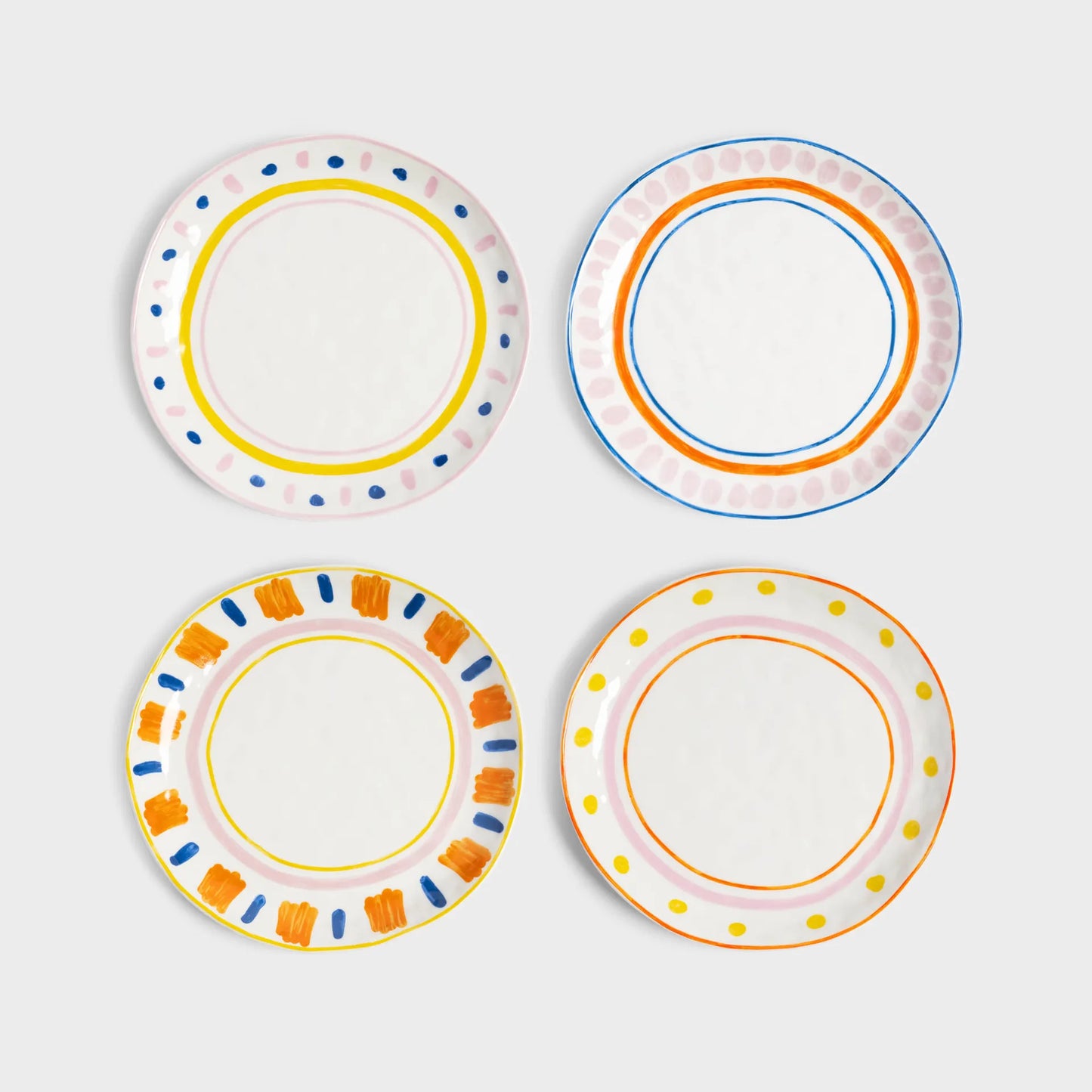 Lot de quatre assiettes Boavista