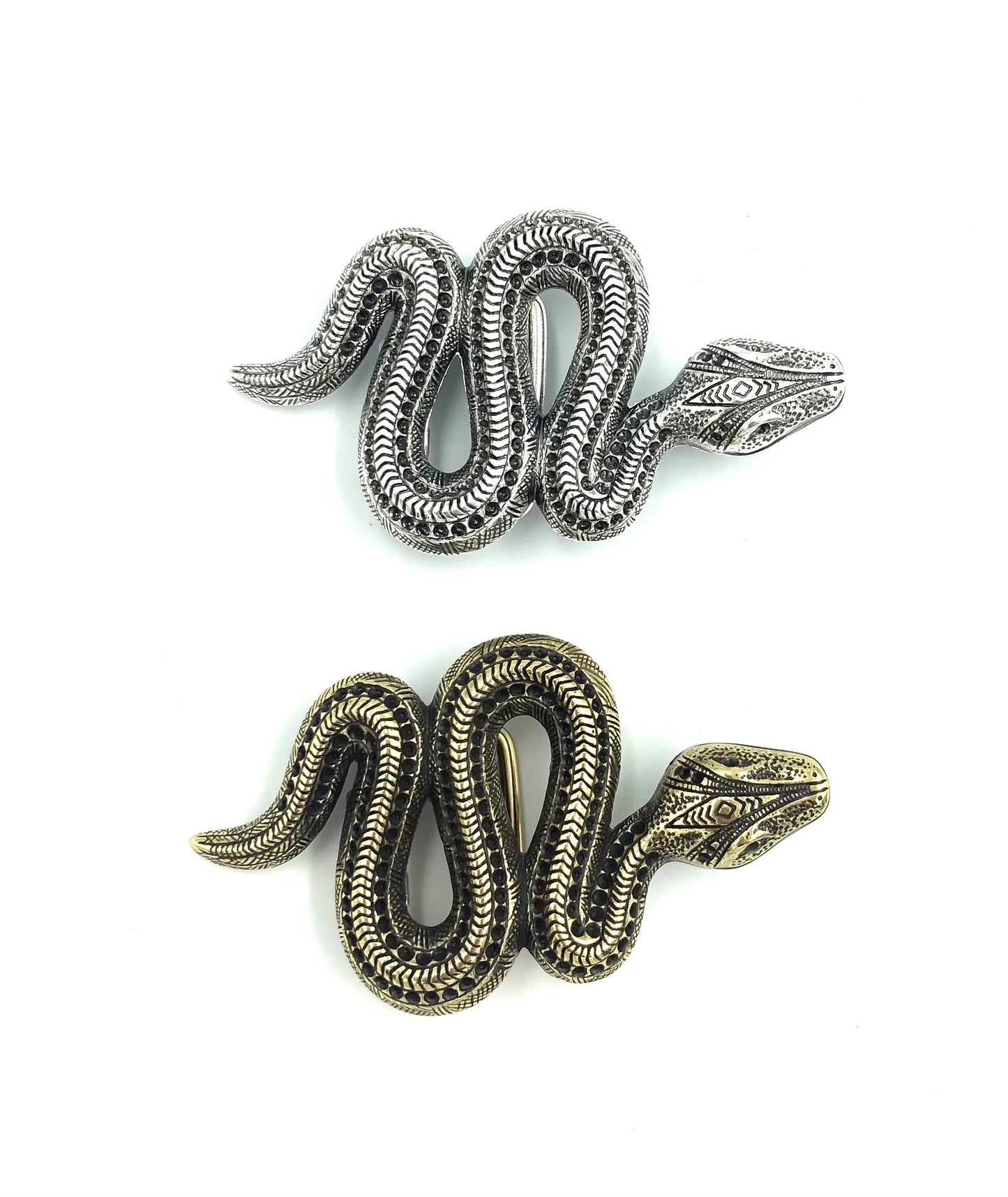 Petite boucle de ceinture serpent