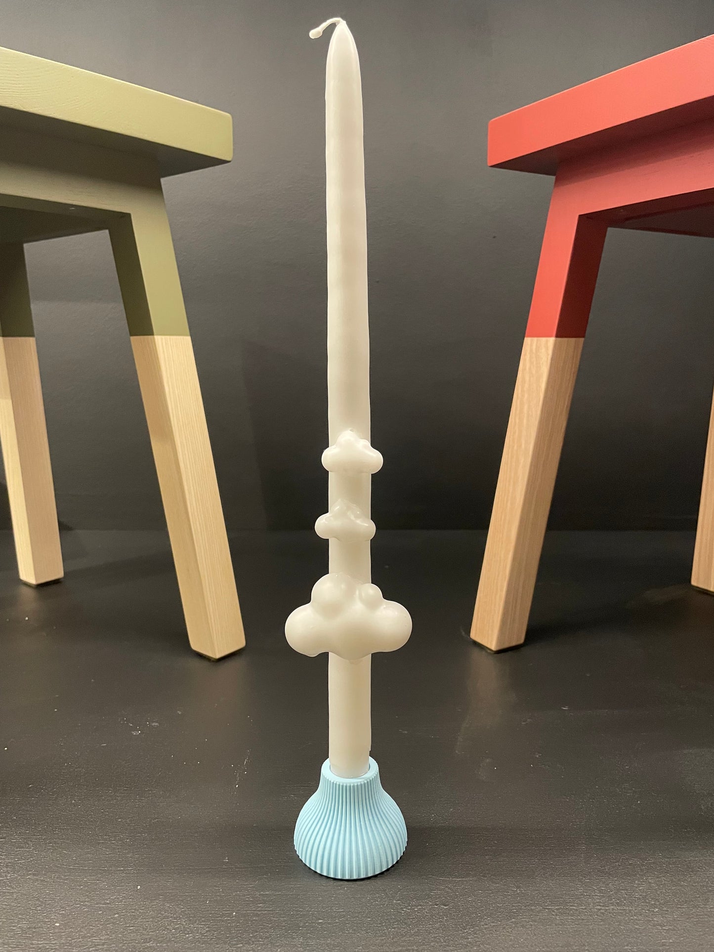 Bougie Coeur ou Nuage