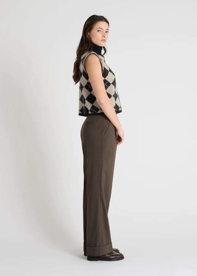 Pull sans manches jacquard Odino J