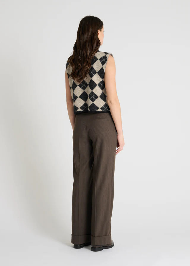 Pull sans manches jacquard Odino J