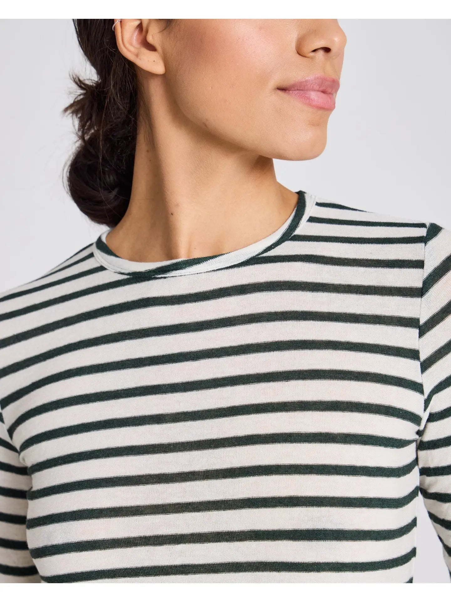 Tee- shirt THYRA Rayures Olive