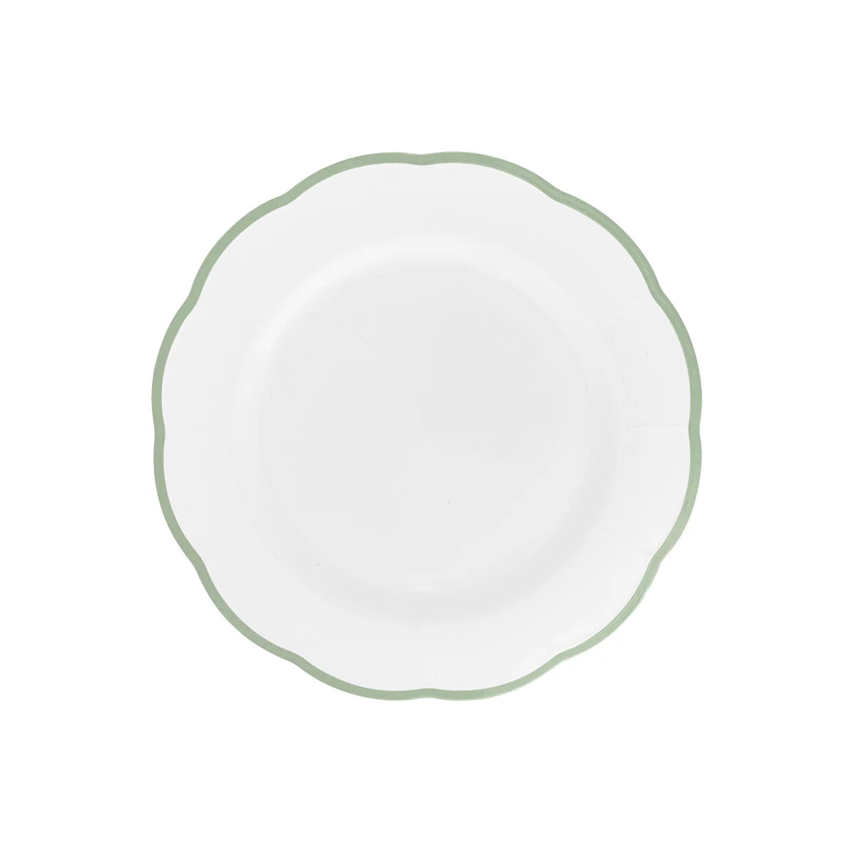 Petite assiette bord Vert