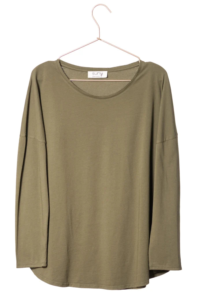 Tee-shirt manches longues col rond