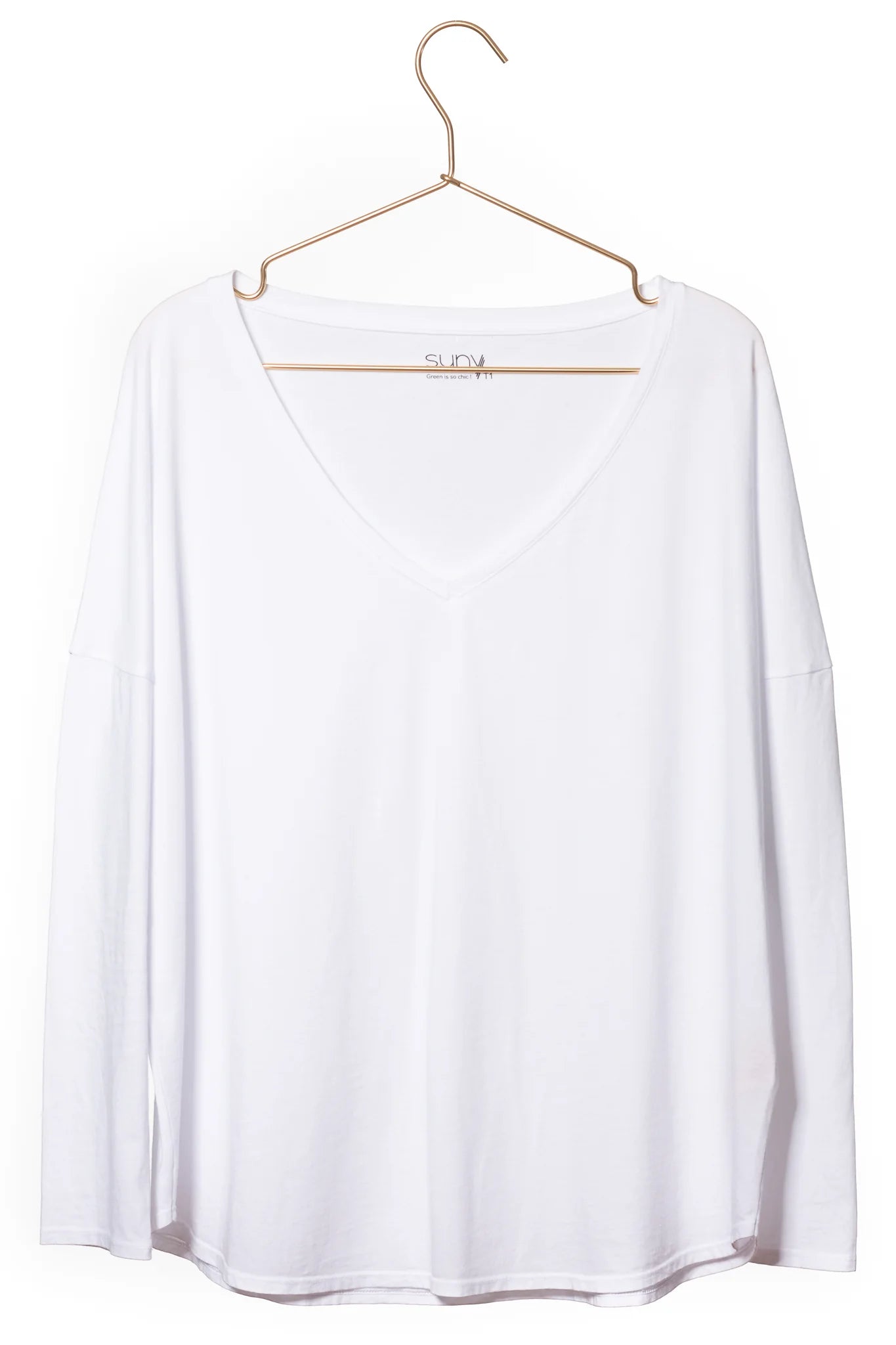 Tee-shirt manches longues col V