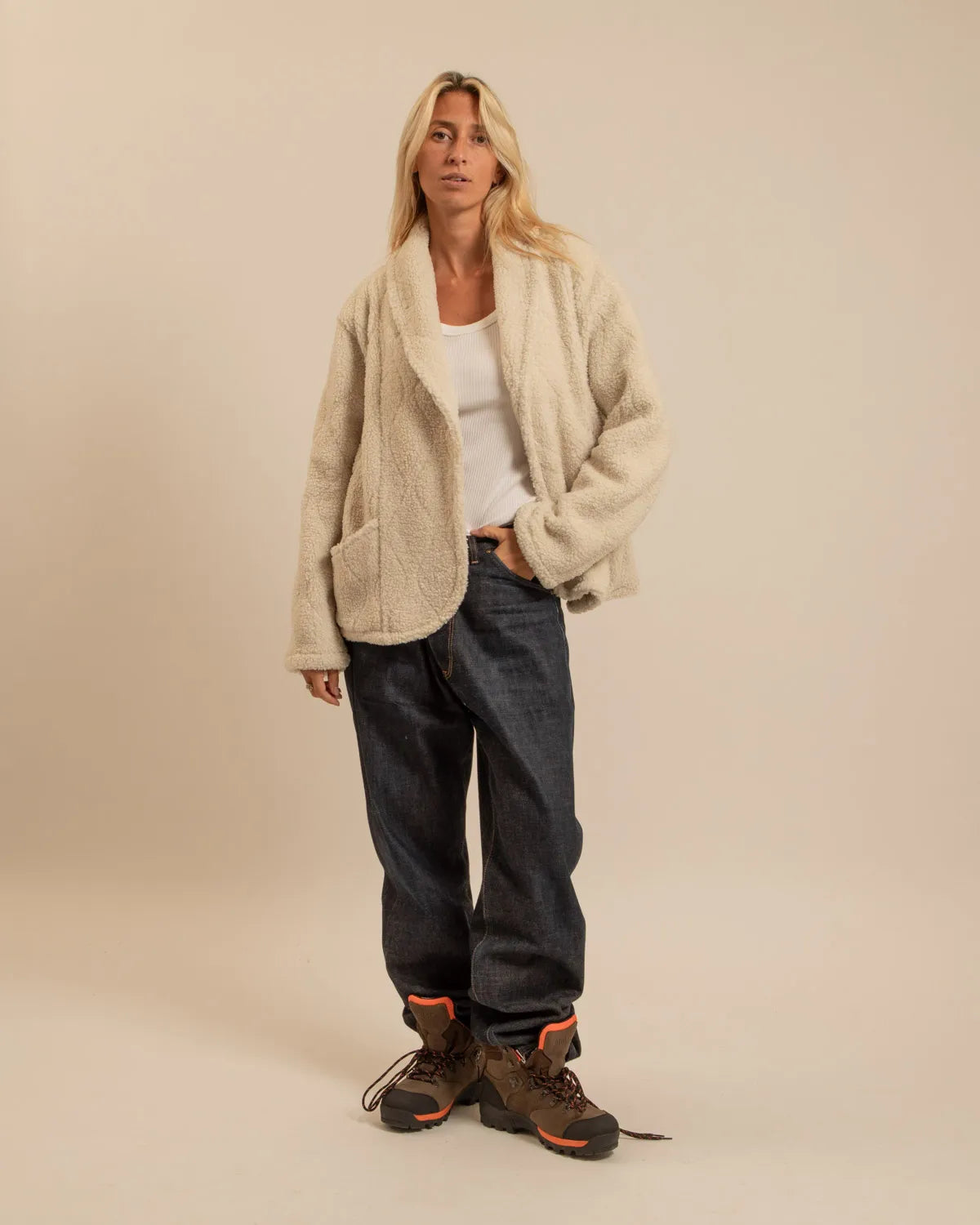 Veste Cuba SHERPA Crème
