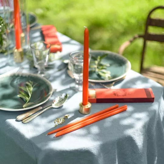 Fagot de 3 bougies corail Maison Pechavy