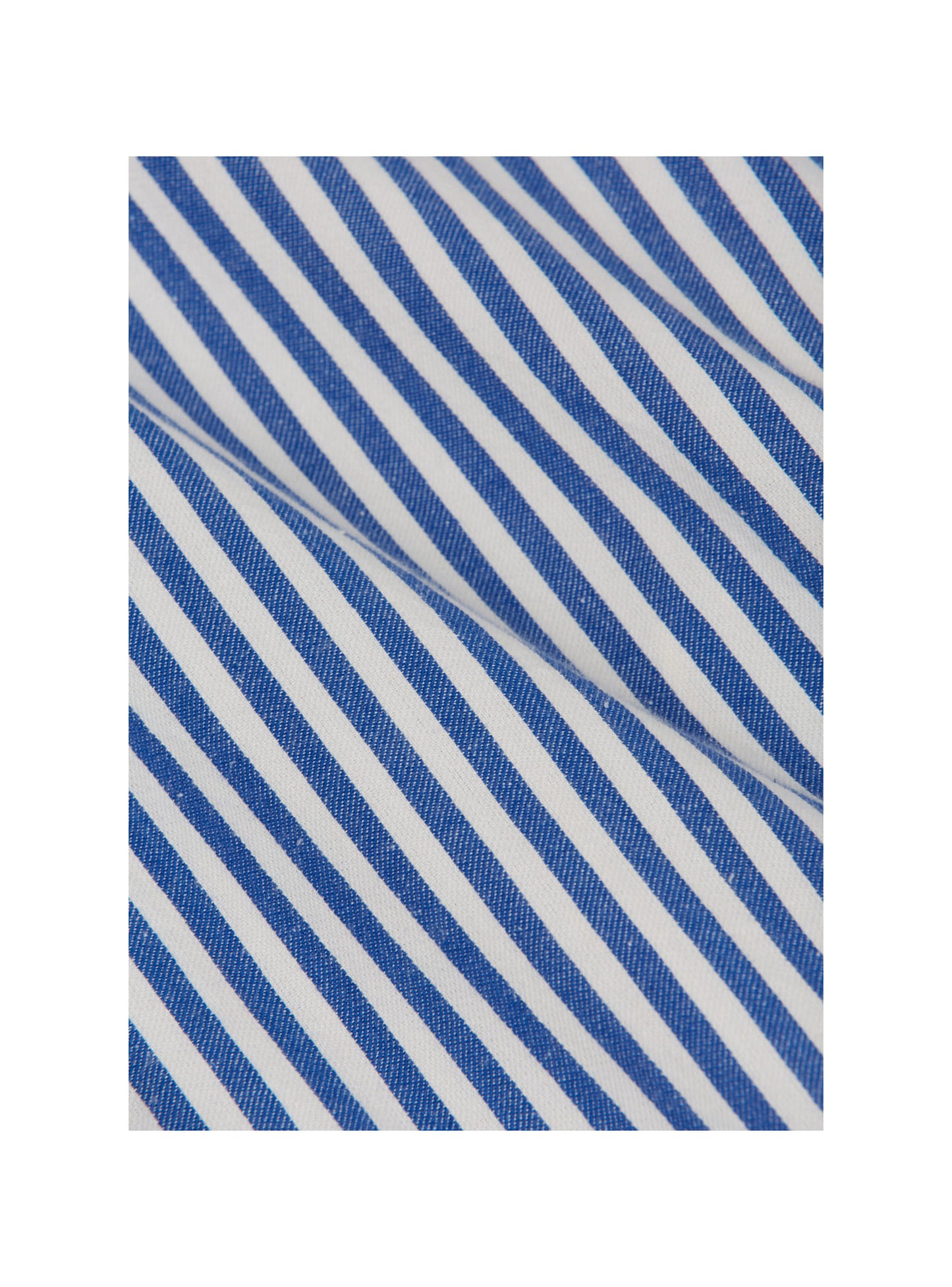 Pantalon en denim rayé marine