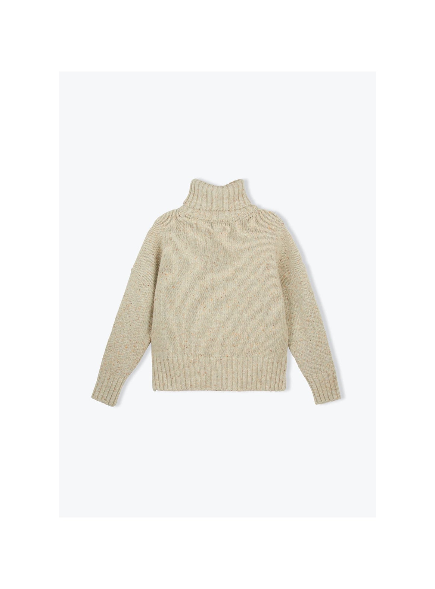 Pull col roulé femme.