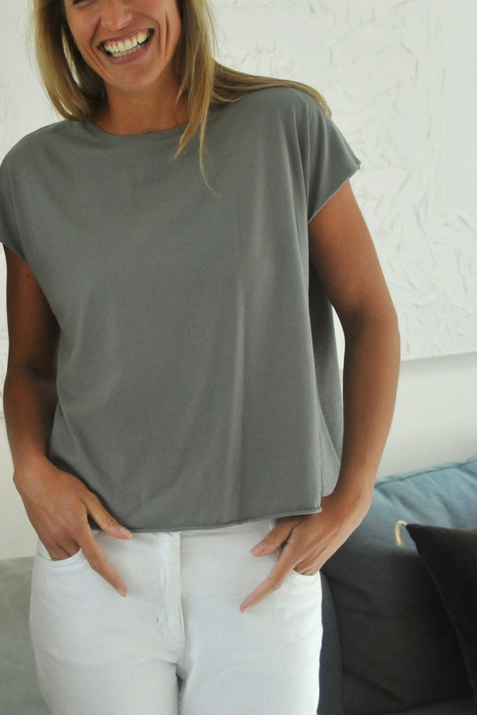 T-shirt Rocky V Gris Kaki Suny