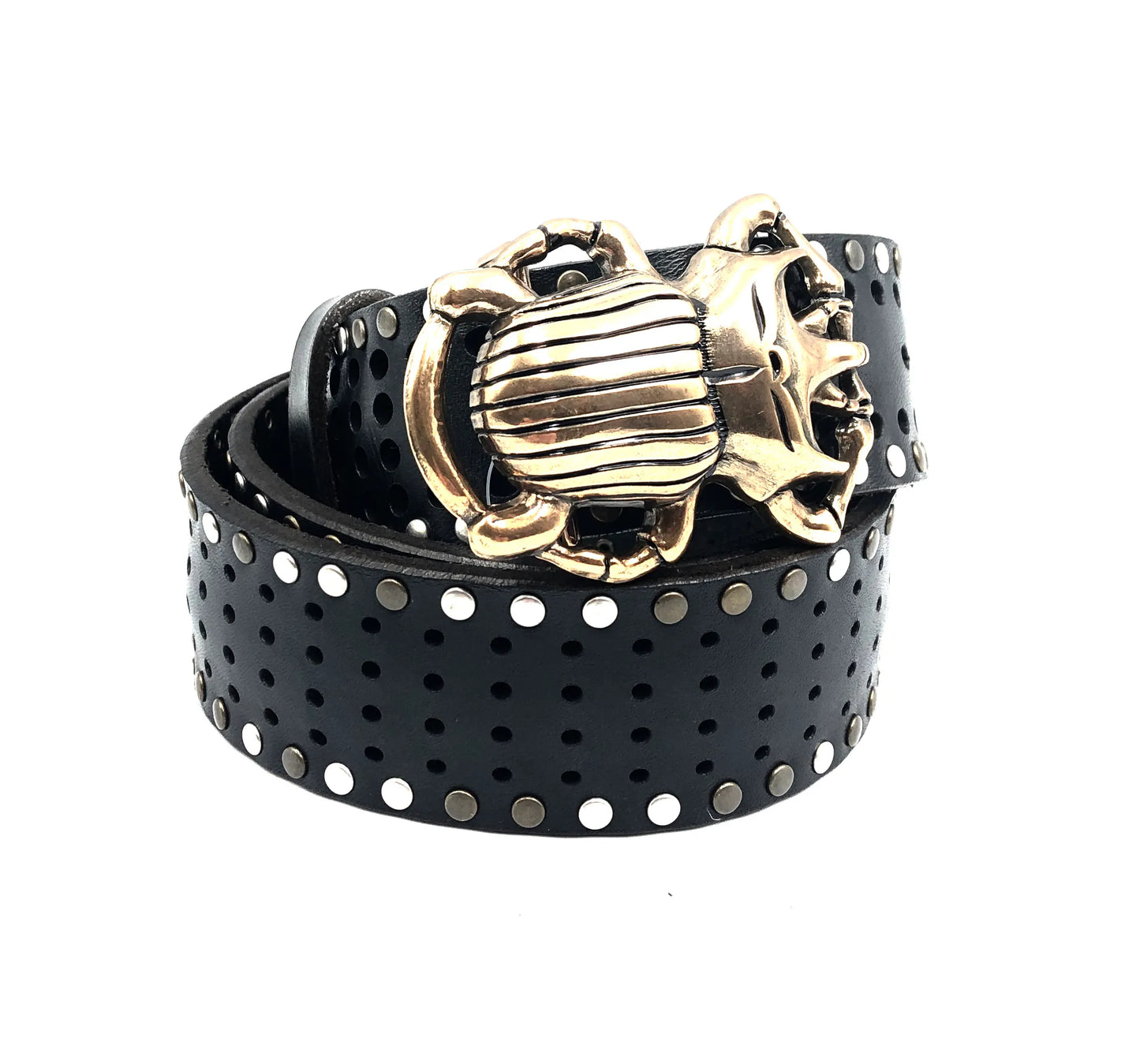 Ceinture noire avec rivet Yolete