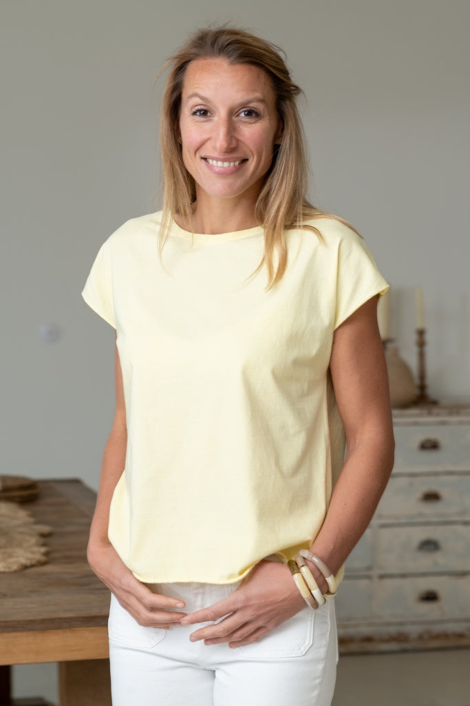 T-shirt Rocky Jaune Paille Suny