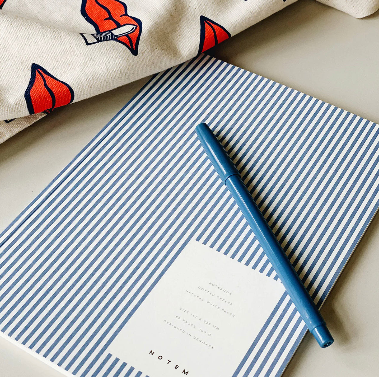 Vita Notebook Blue Lines Notem