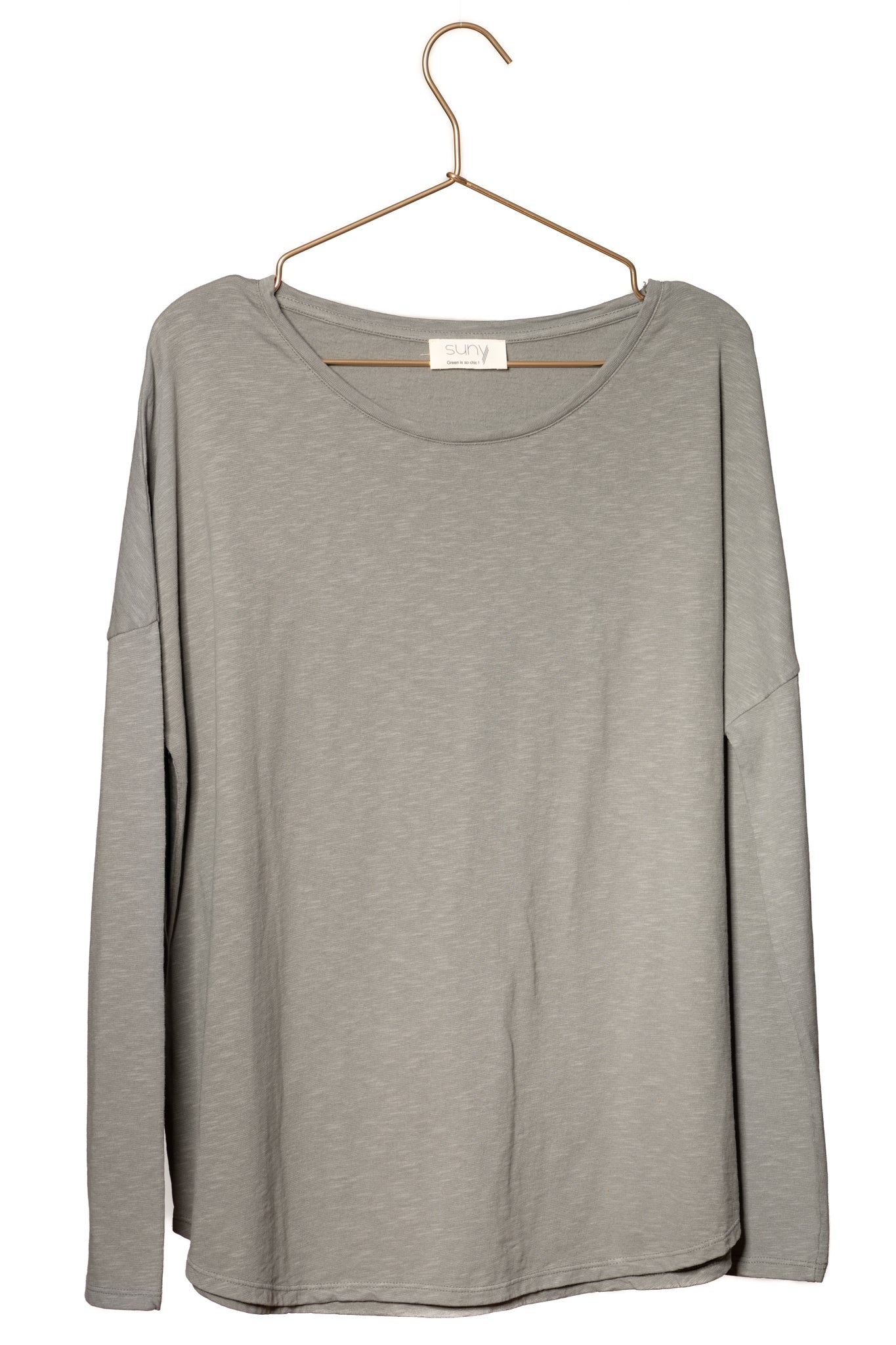 T-shirt Extra Doux Gris Kaki Suny
