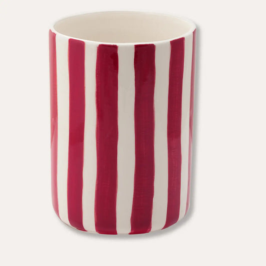 Vase à rayures