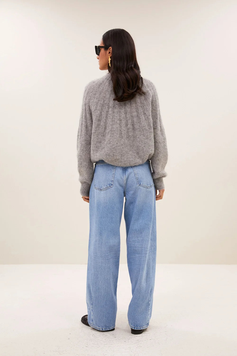 Zoé pullover gris mélangé - By Bar | Emile et Suzanne