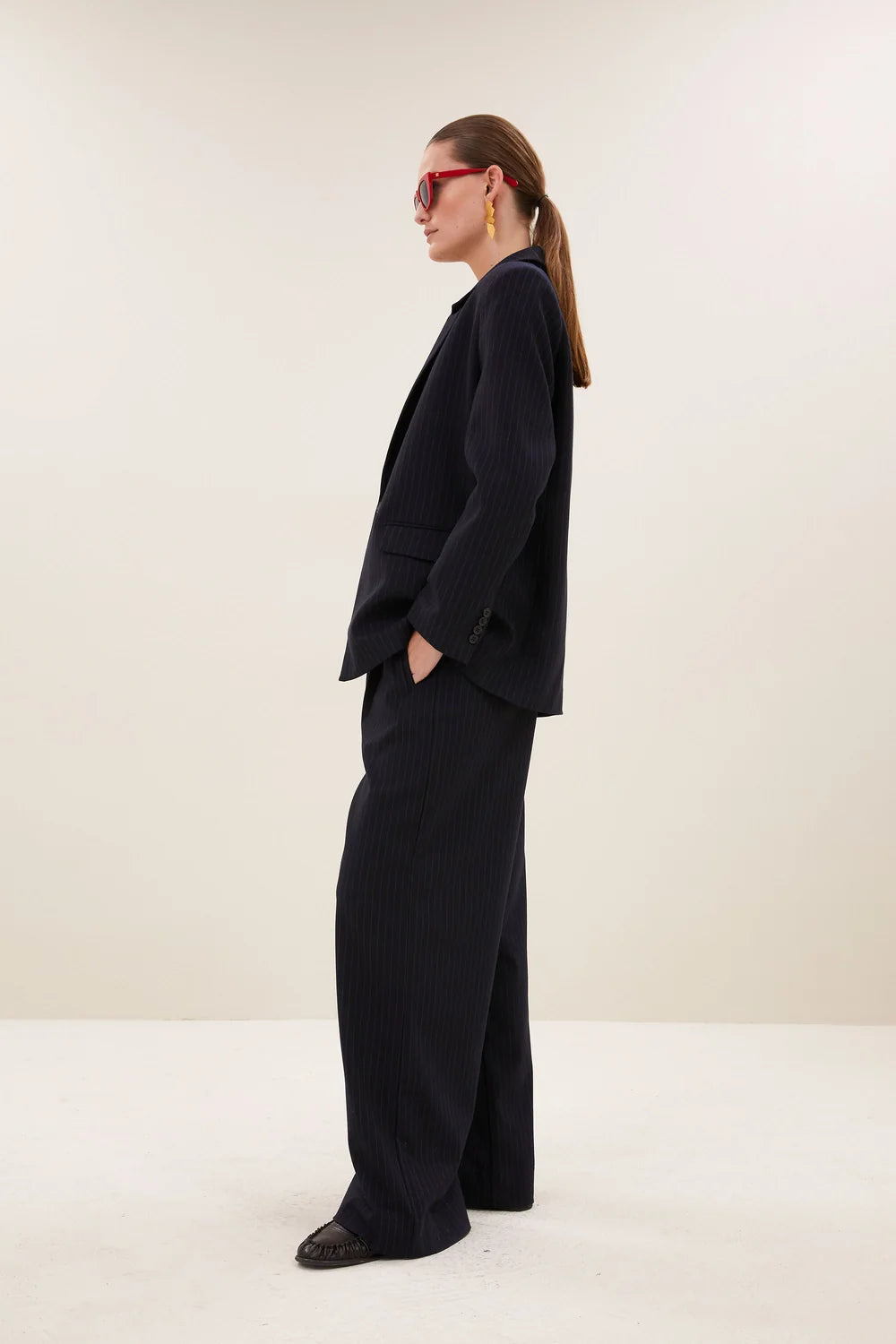 nes pinstripe blazer midnight - By bar | Emile et Suzanne