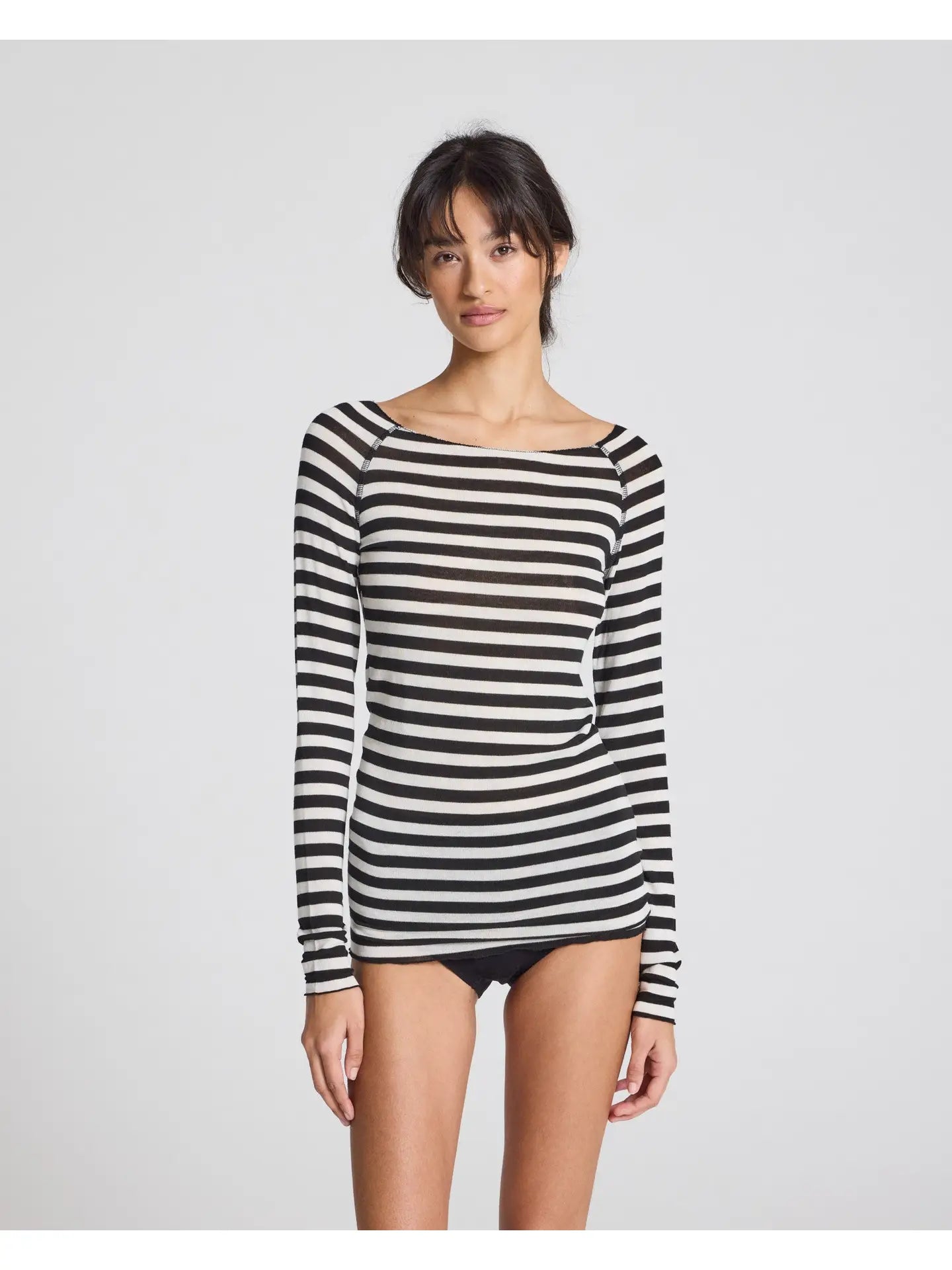 TShirt THYRA rayures noires