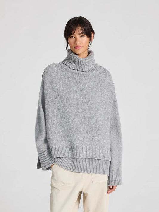 Col MICHELLE Gris mélangé