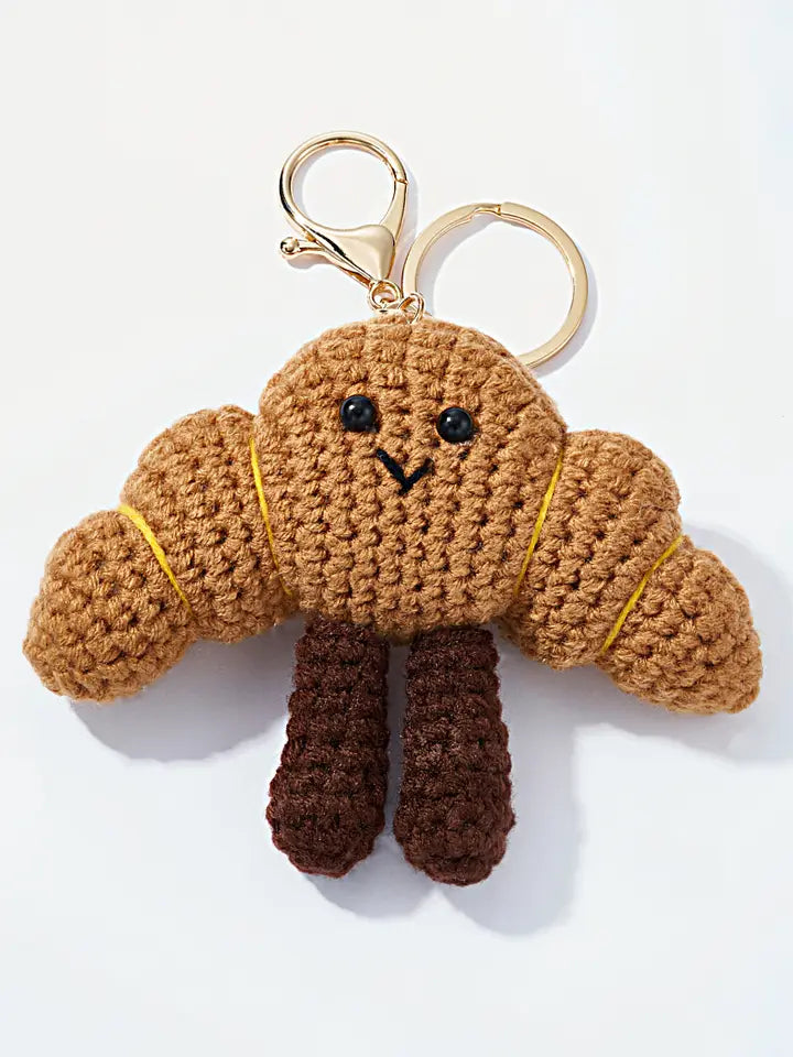 Porte clés - bijoux de sac en tricot