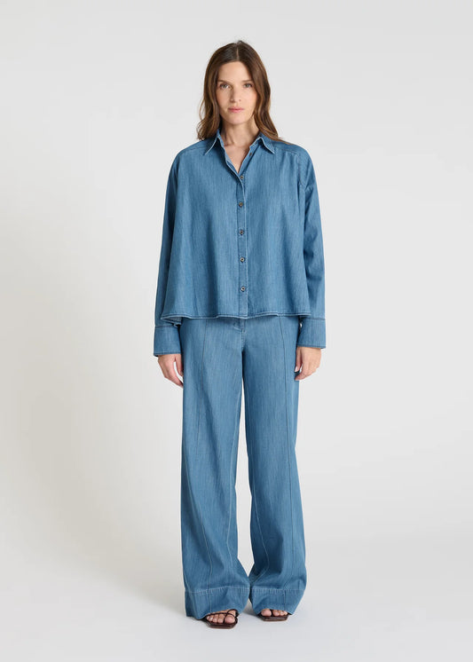 Chemise Anemone - Bleu indigo