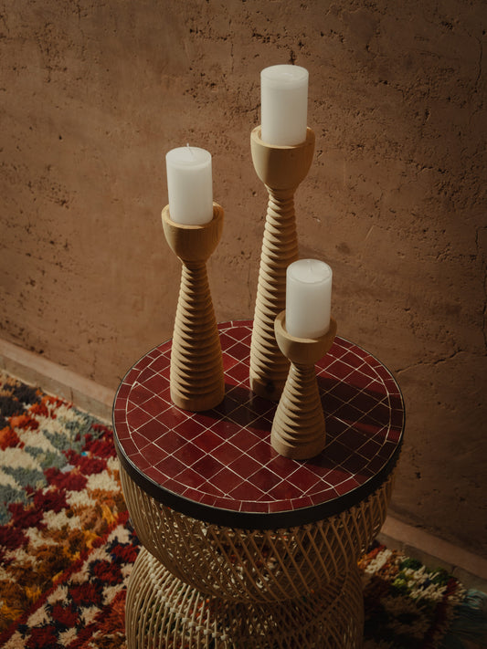 Bougeoirs trio