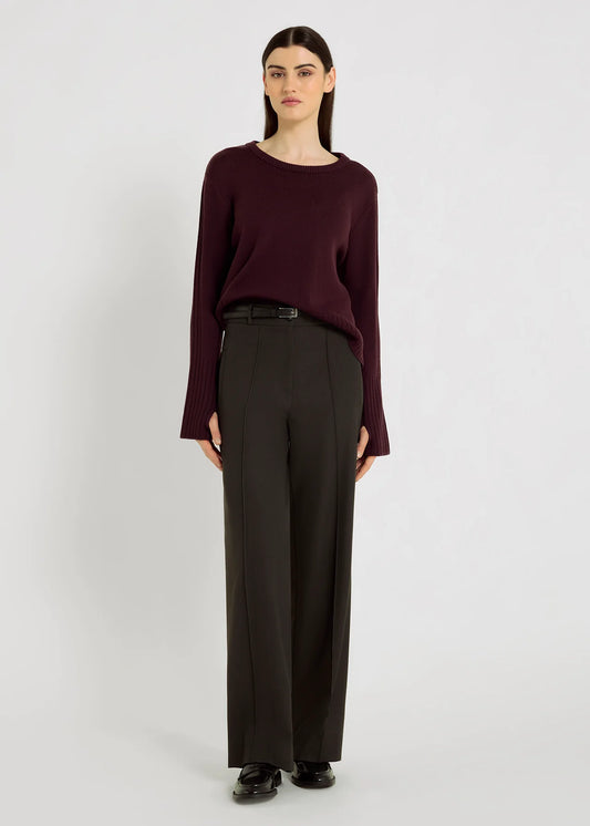 Pull Blaise lin de vin - Hana San | Emile et Suzanne