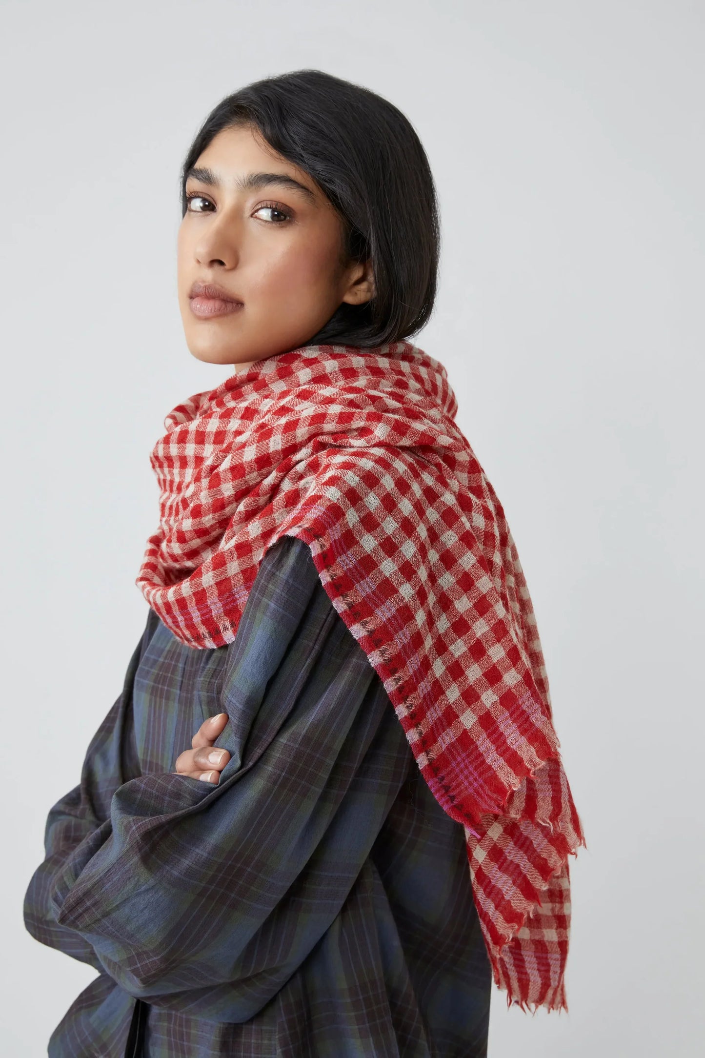 Echarpe vichy N°693