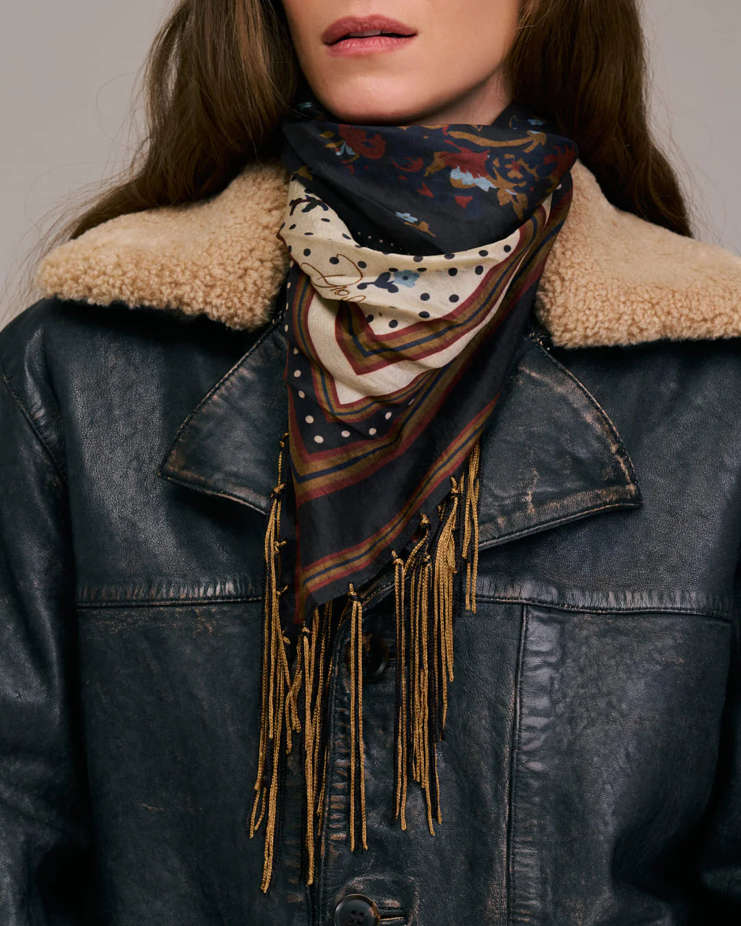 Foulard à franges FAREO