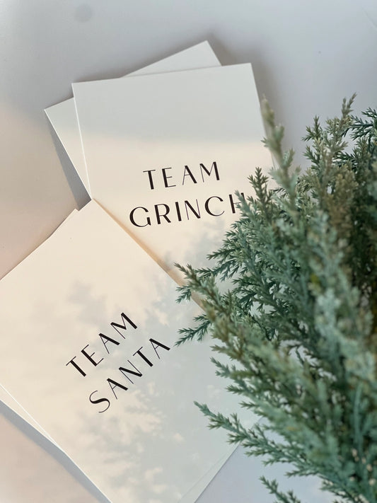 Carte postale « team Santa »