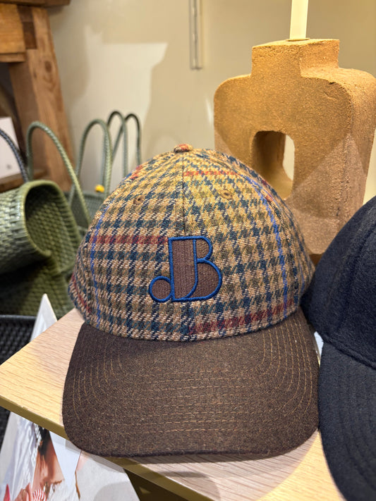 Casquette à carreaux