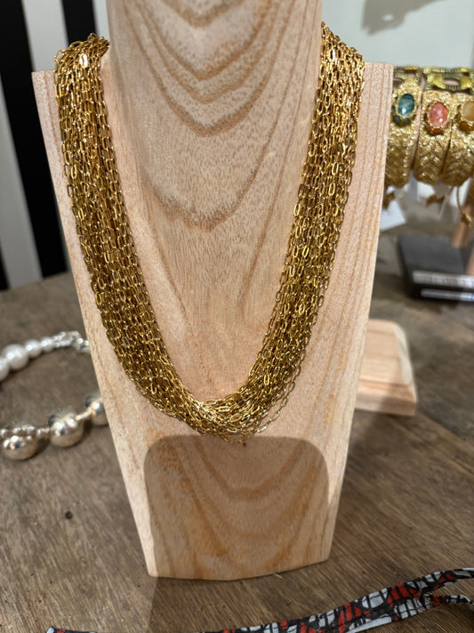 Collier multi chaines