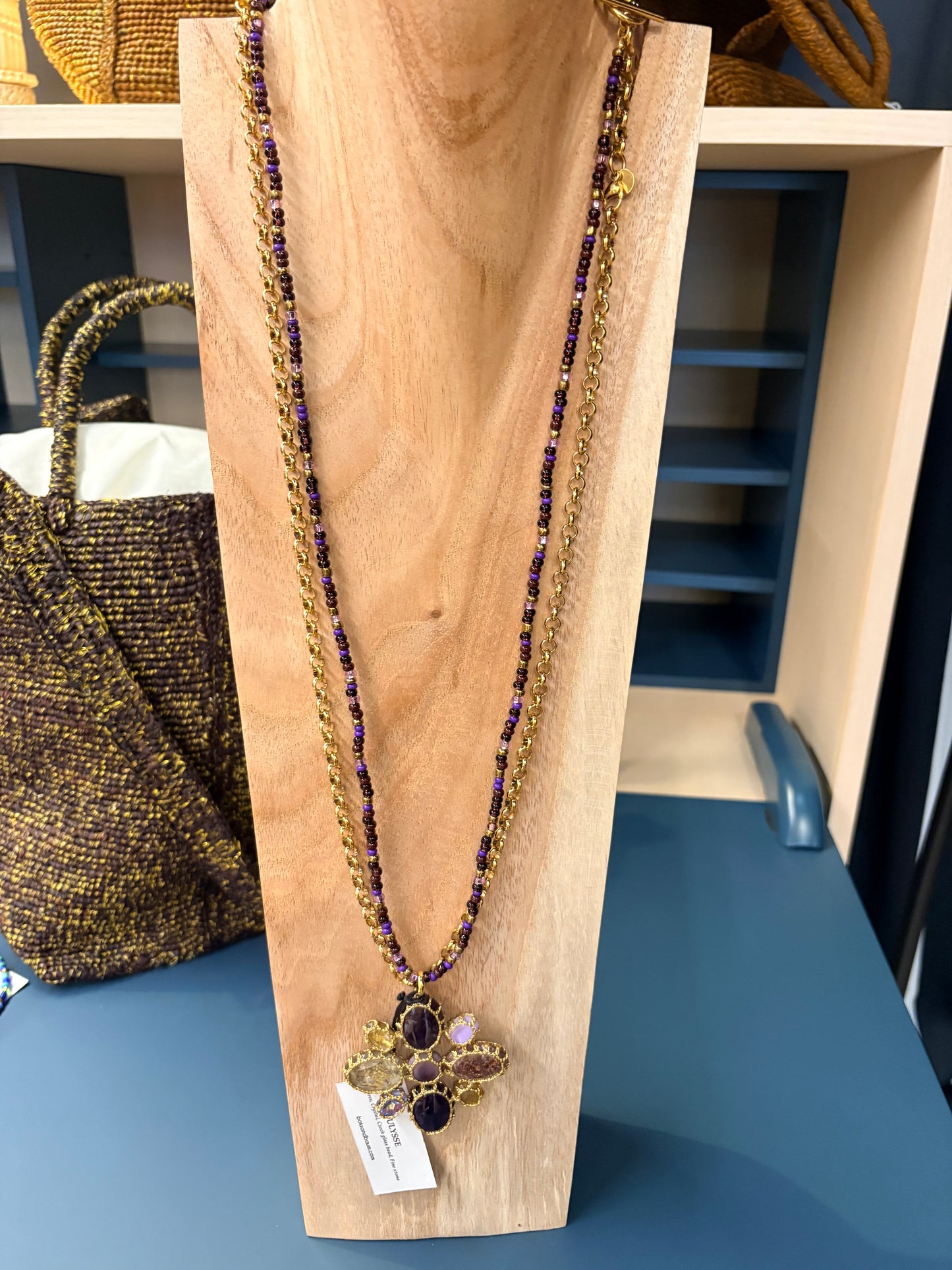 Sautoir ULYSSE purple