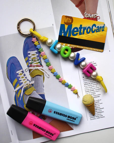 Porte clés -bijoux de sac Les mots doux