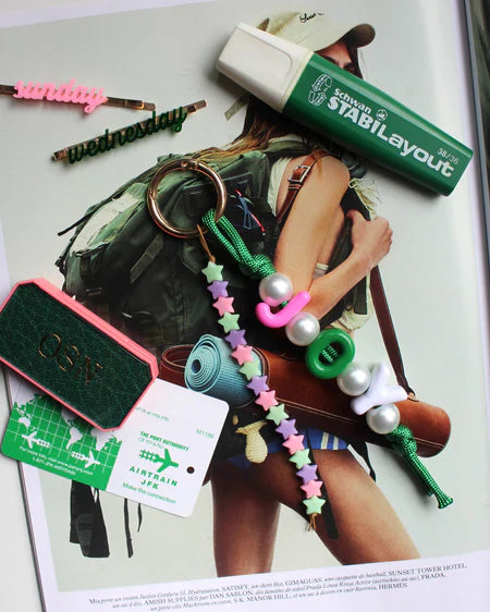 Porte clés -bijoux de sac Les mots doux