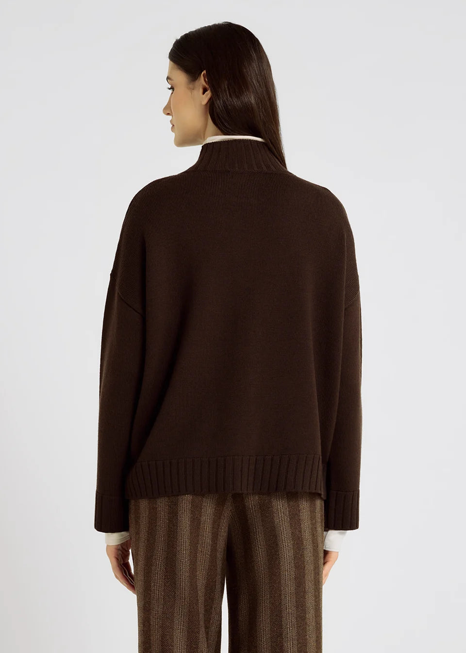 Gilet LEON chocolat- Hana San | Emile et Suzanne