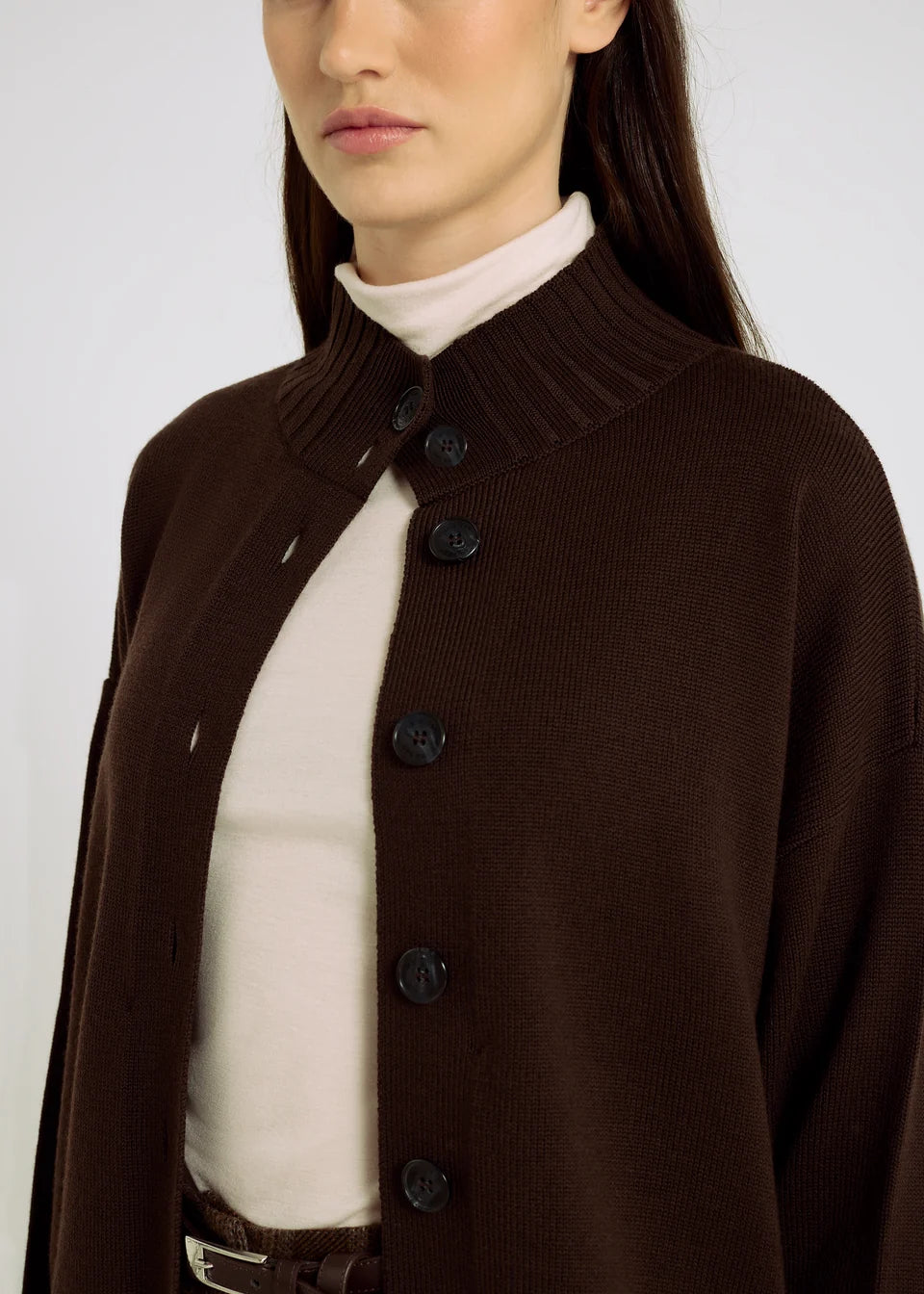 Gilet LEON chocolat- Hana San | Emile et Suzanne