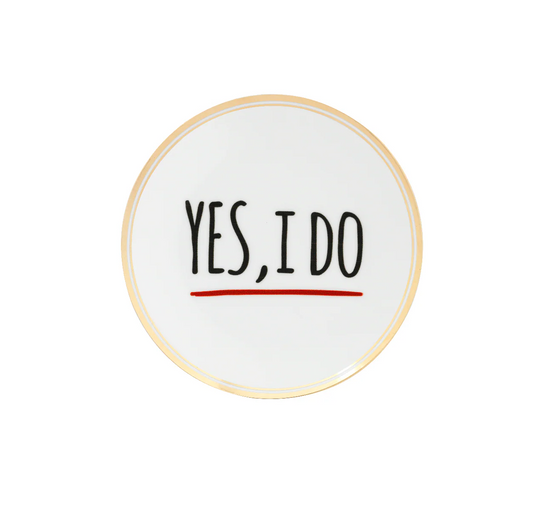Assiette "Yes I do"