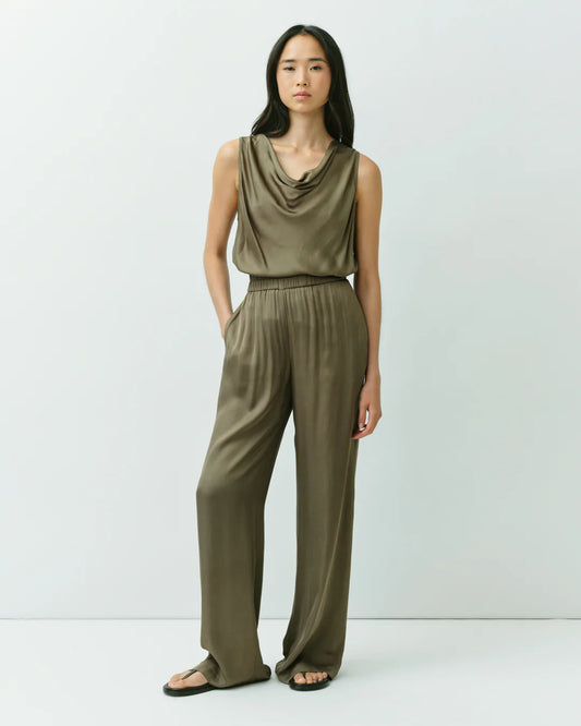 PANTALON PORTORICOLO couleur Prune