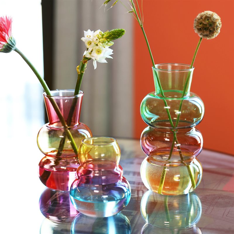 Vase coloré