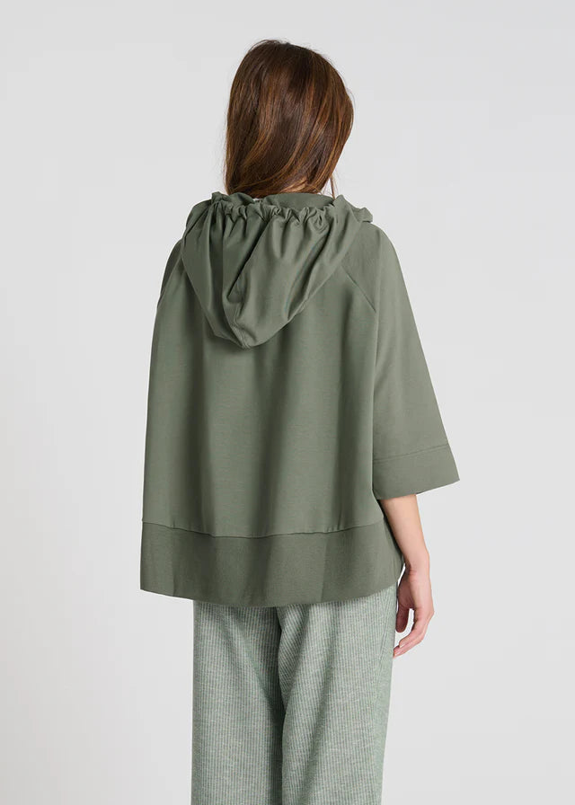 Sweat zippé Rajan - Kaki