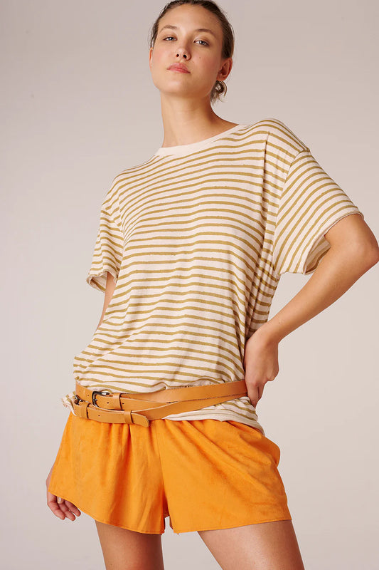 T-Shirt Stripe in Olive