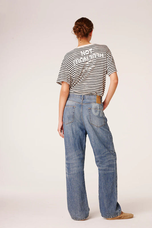 T-Shirt Stripe in black