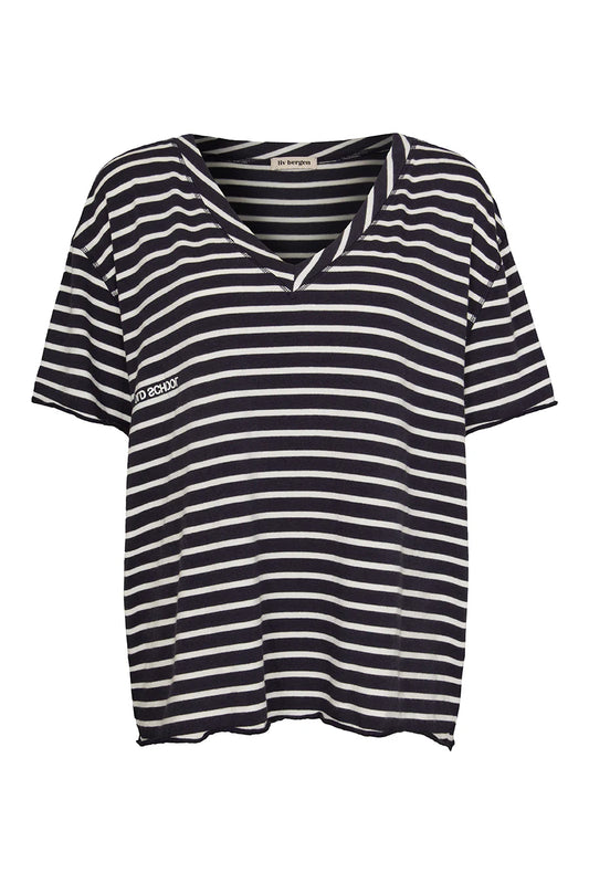 T-shirt Old school en marine