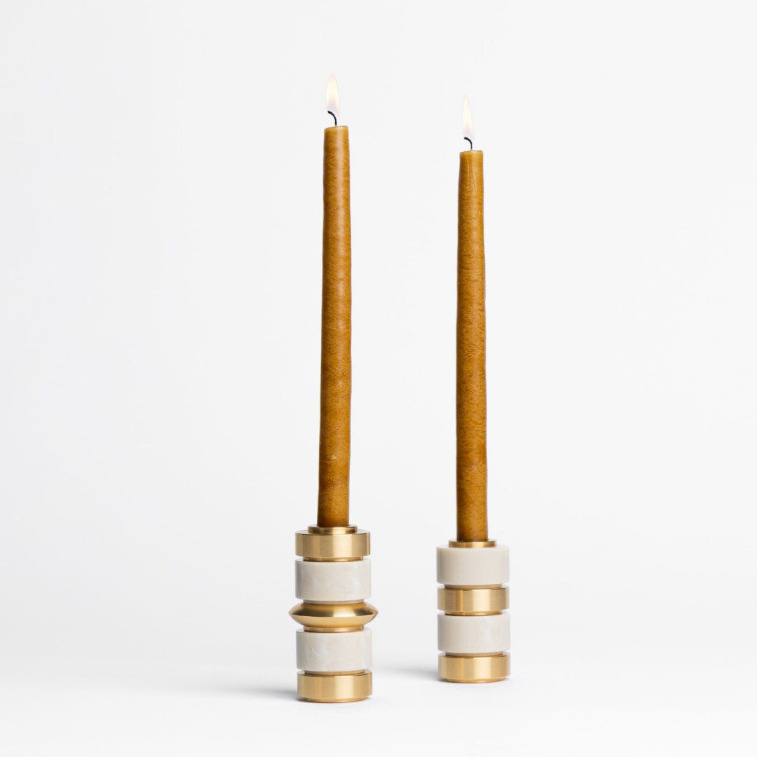 Bougeoir 1950 par 2 en laiton