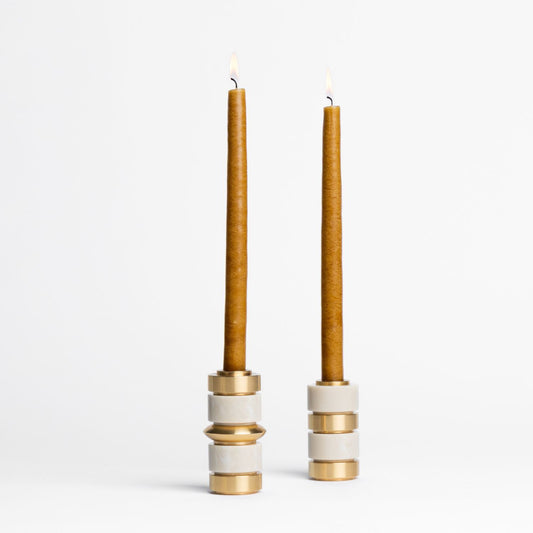 Bougeoir 1950 par 2 en laiton