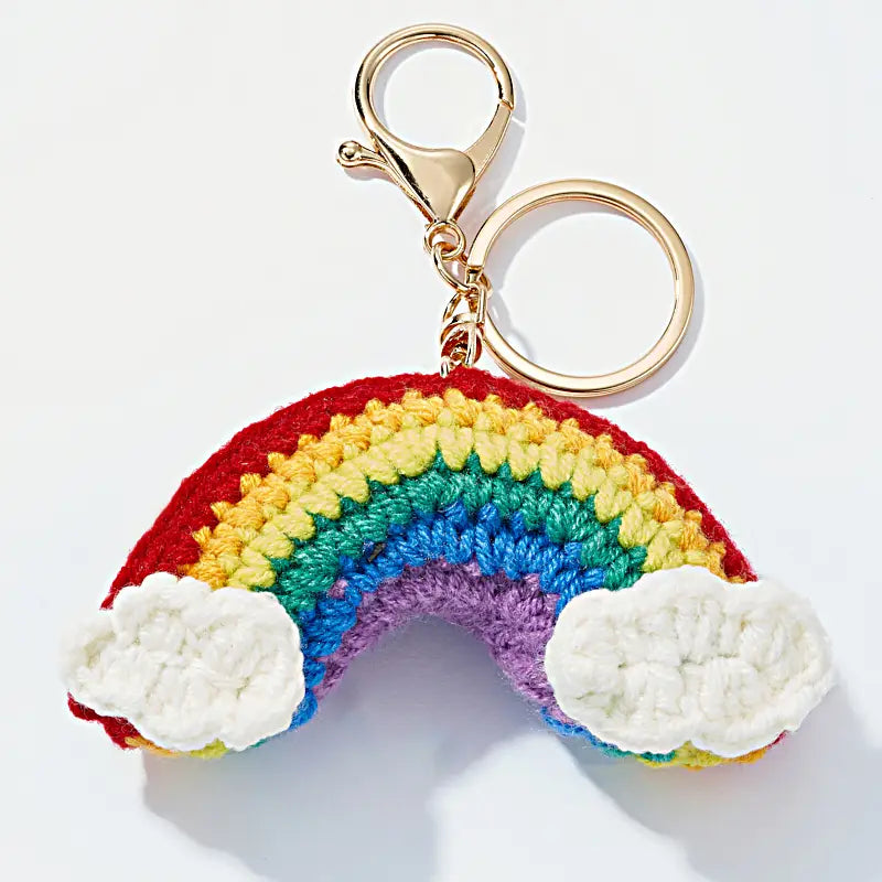 Porte clés - bijoux de sac en tricot